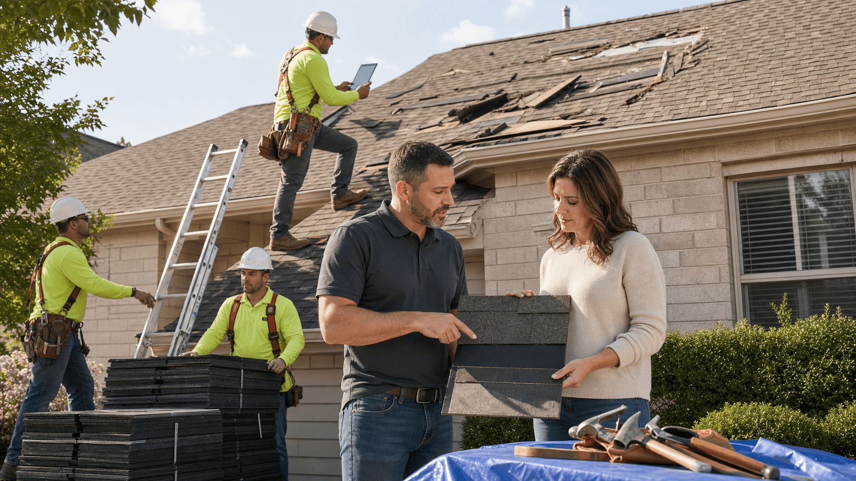 Tornado Roof Damage in Celina: Repair vs. Replace and Timeline to Watertight